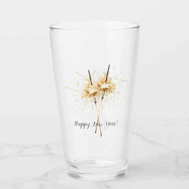 Gold New Year's Eve Day Celebration Sparklers (Anverso)