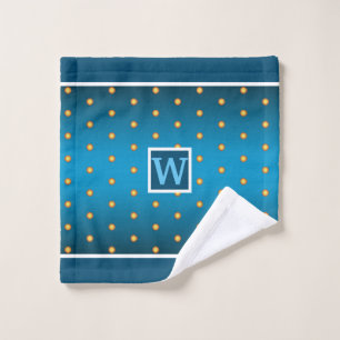 Gold Polkadots en Blue Gradient (edite sus protoco