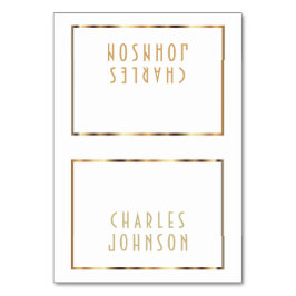 Gold y White - Tarjetas Place