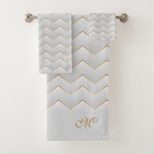 Gold Zig Zag Chevron (In situ)