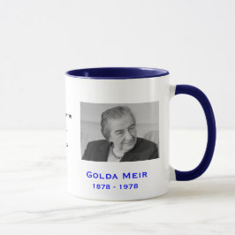 Golda Meir*, taza de Israel