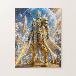 Golden Alien Warrior Puzzle