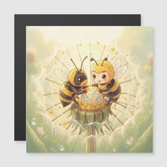 Golden Bumblebee in Bloom Dance.5 (Anverso/Reverso)
