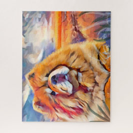 GOLDEN CHICA chow rompecabezas