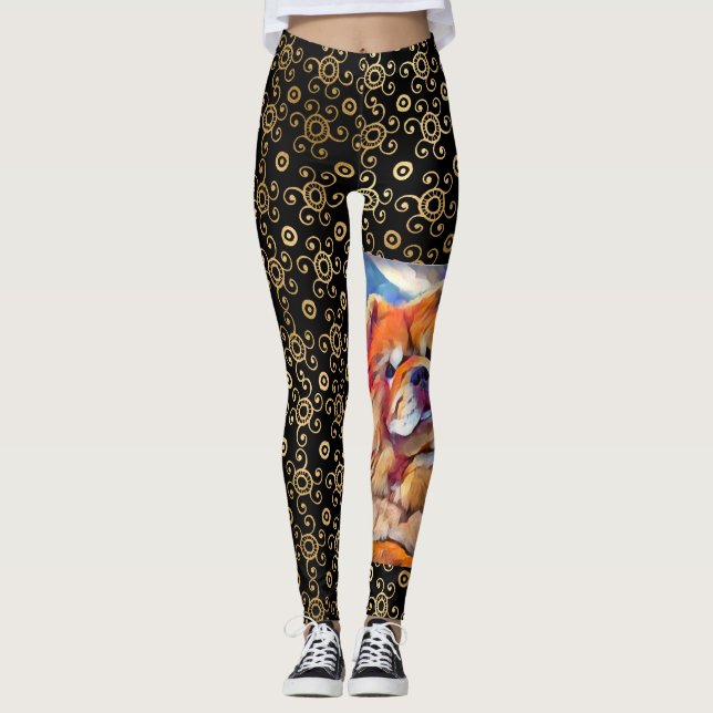 GOLDEN CHICA personalizado para Joanne Leggings (Anverso)