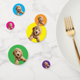Golden Doodle Table Confetti