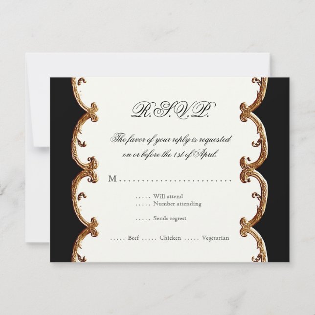 Golden French Swirl Respuesta a 50 años (Anverso)