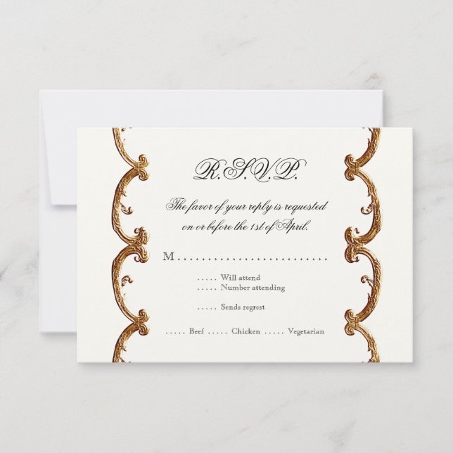 Golden French Swirl Respuesta a 50 años (Anverso)