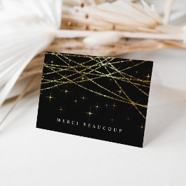 Golden Garland Gracias a las tarjetas