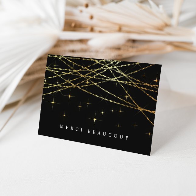 Golden Garland Gracias a las tarjetas (Subido por el creador)