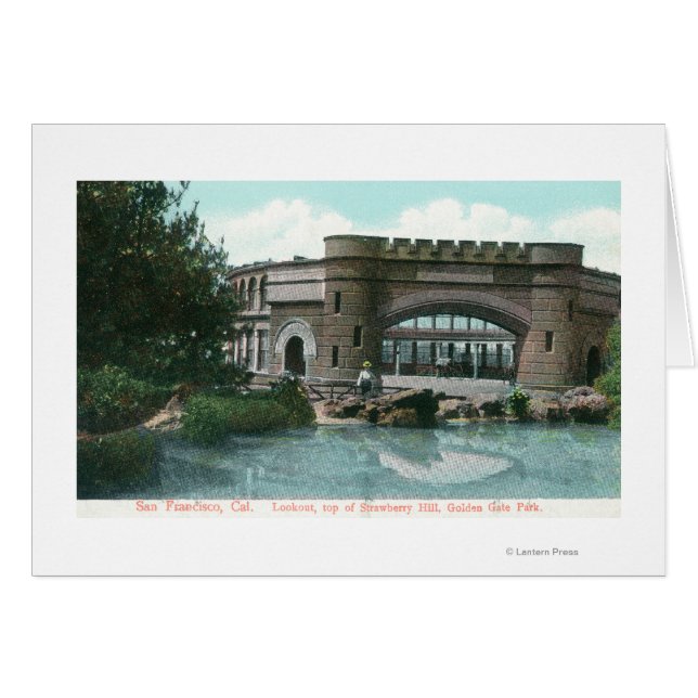 Golden Gate Park Strawberry Hill Lookout View (Anverso (Horizontal))