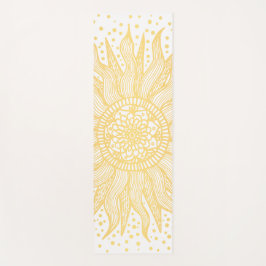 Golden Mandala Sun Saludo Yoga Mat