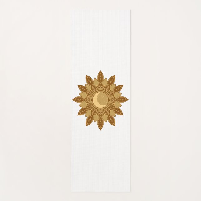 Golden Mandala Yoga Mat (Anverso)