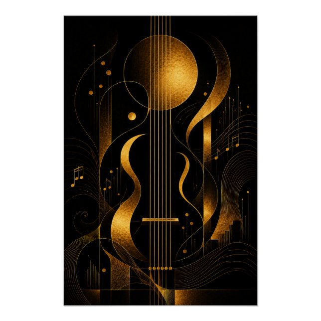 Golden Melody Art Poster (Anverso)
