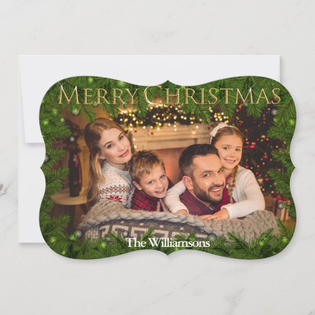 Golden Merry Christmas (Feliz Navidad dorada) de l (Anverso)