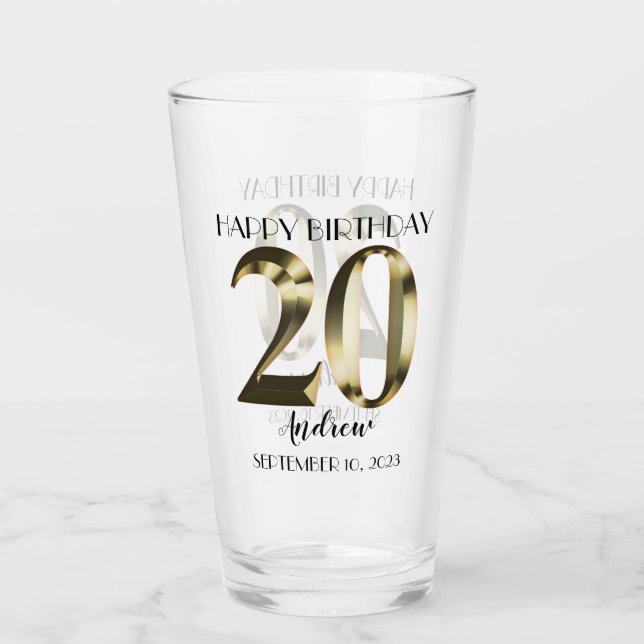 Golden metálico de 20 años (Anverso)