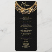 Golden Ornate Frame Menu