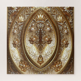 Golden Ornate Jigsaw Puzzle