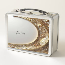 Golden Ornate Lunch box