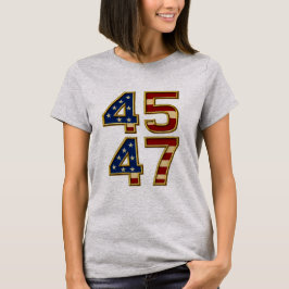 Golden Patriot Power - 45 y 47 negritas camisetas