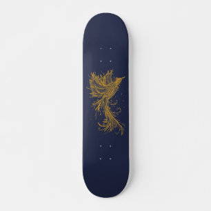 Golden Phoenix en Blue Skateboard