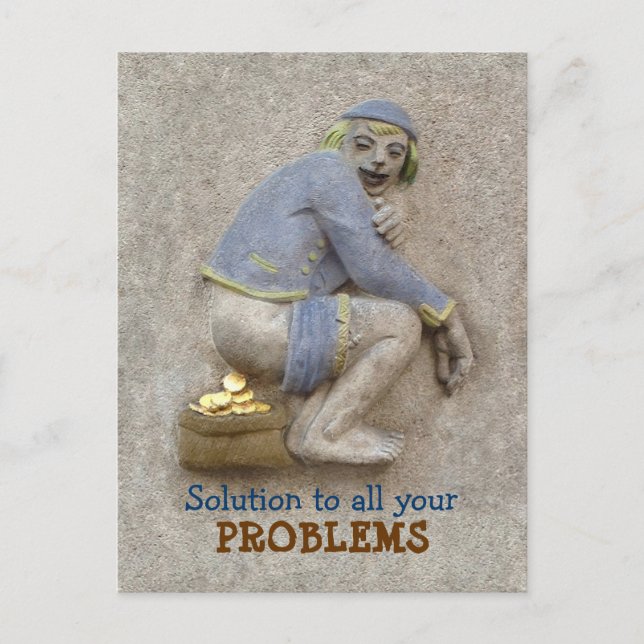 Golden Poop - Postal / Invitación (Anverso)