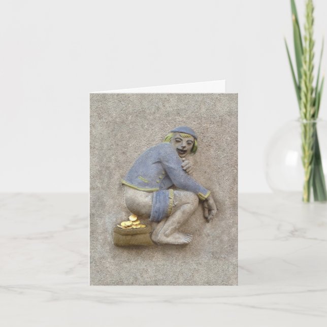 Golden Poop ~ Tarjeta / Invitación (Anverso)