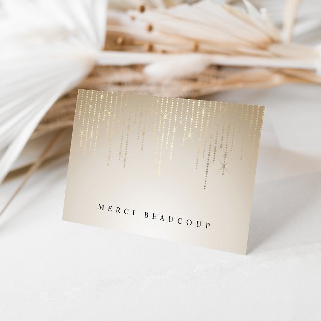 Golden Rain String Lights Gracias Cartas (Subido por el creador)