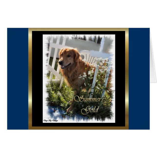 Golden Retriever Art Gifts (Anverso (Horizontal))