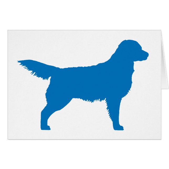 Golden Retriever (azul) (Anverso (Horizontal))