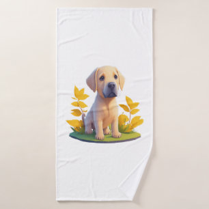 Golden Retriever Doggo Cute Chibi Digital