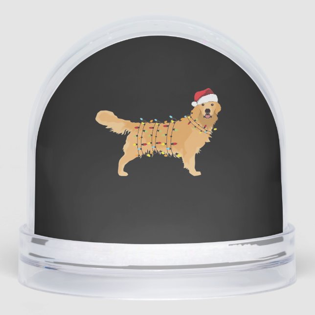 Golden Retriever Holiday Christmas Light Essential (Anverso)