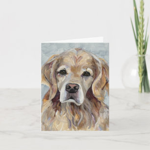 Golden Retriever Pintado a mano en lienzo