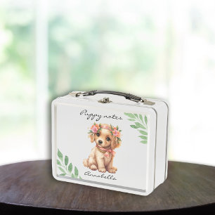 Golden Retriever Puppy Con Nombre Personalizado De