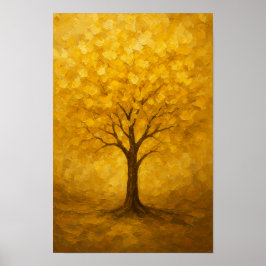 Golden Sakura Dreams - Resumen de Poster de arte e