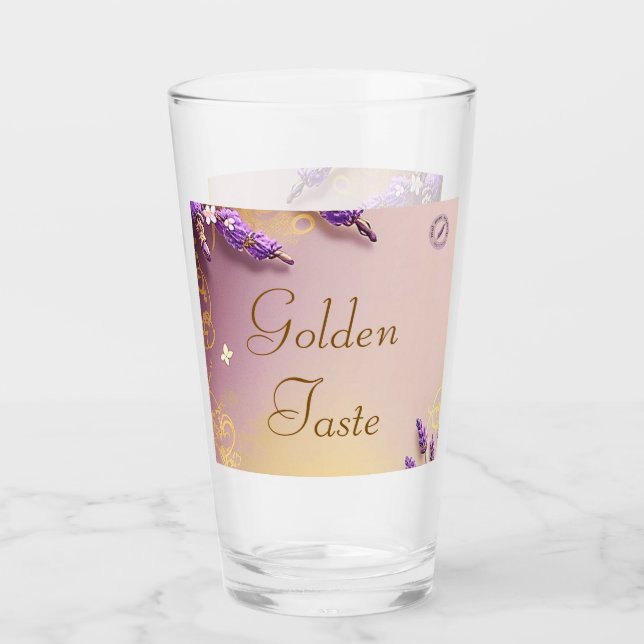 Golden Taste Glass Schmidt Stationery (Anverso)