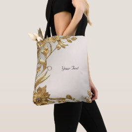 Golden Wavy deja la bolsa de la toga floral