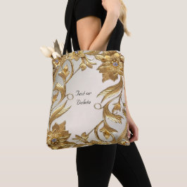 Golden Wavy deja la bolsa de la toga floral