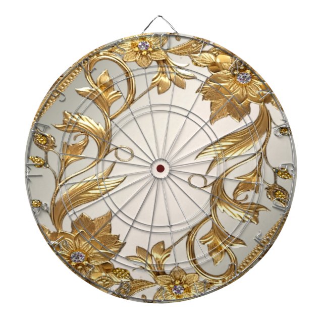 Golden Wavy deja tablero floral (Frente)