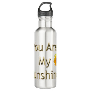 Golden You Are My Sunshine, botella de agua de 710