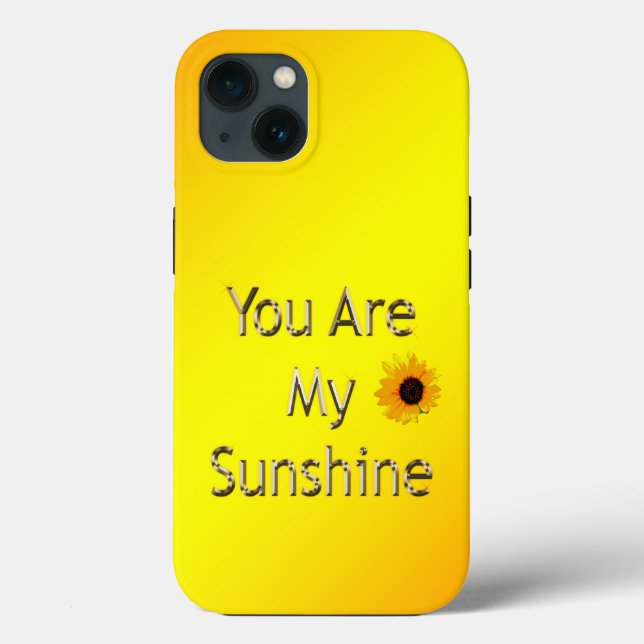 Golden You Are My Sunshine, Funda del iPhone 13 (Reverso )