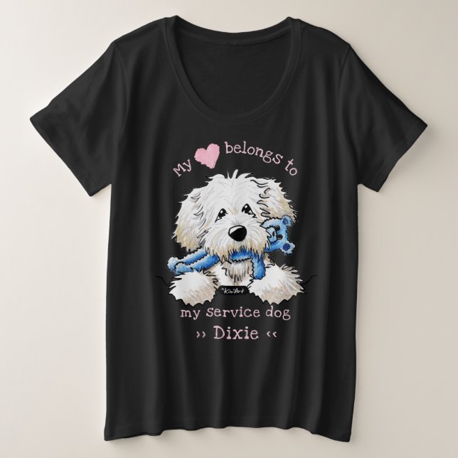 Goldendoodle A Mi Corazón Pertenece (Anverso del diseño)
