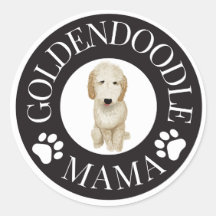 Goldendoodle Mama Pegatina