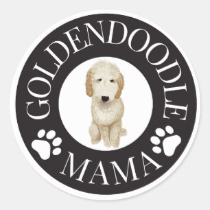 Goldendoodle Mama Pegatina