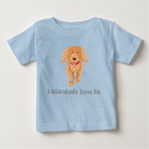 Goldendoodle me ama la camisa de un bebé