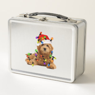 Goldendoodle Santa Dog