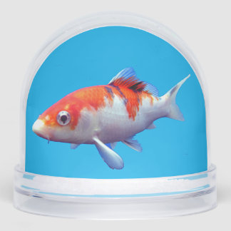 Goldfish and Seashells Snow Globe