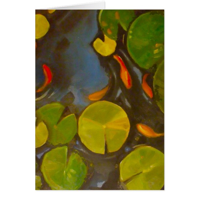 Goldfish Koi Pond Water Lilies (Frente)