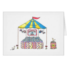 Goldfish Toss Card