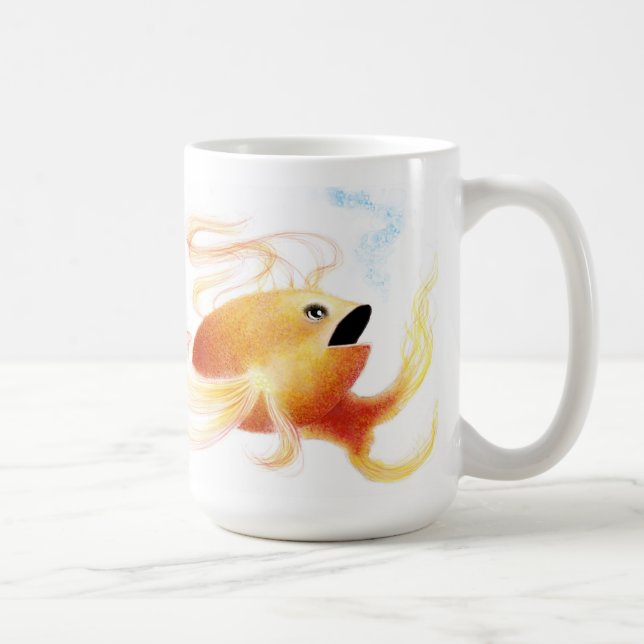 Goldielox taza blanca clásica de 15 onzas (Derecha)